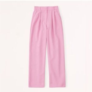 A&F Sloane Tailored Pant 24 short pink